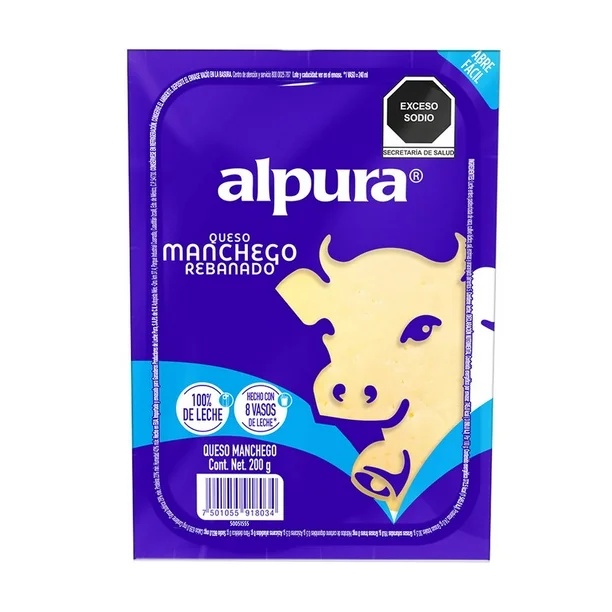 Queso Manchego Rebanado Alpura