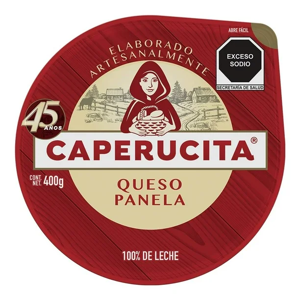 Queso panela Caperucita 400 g