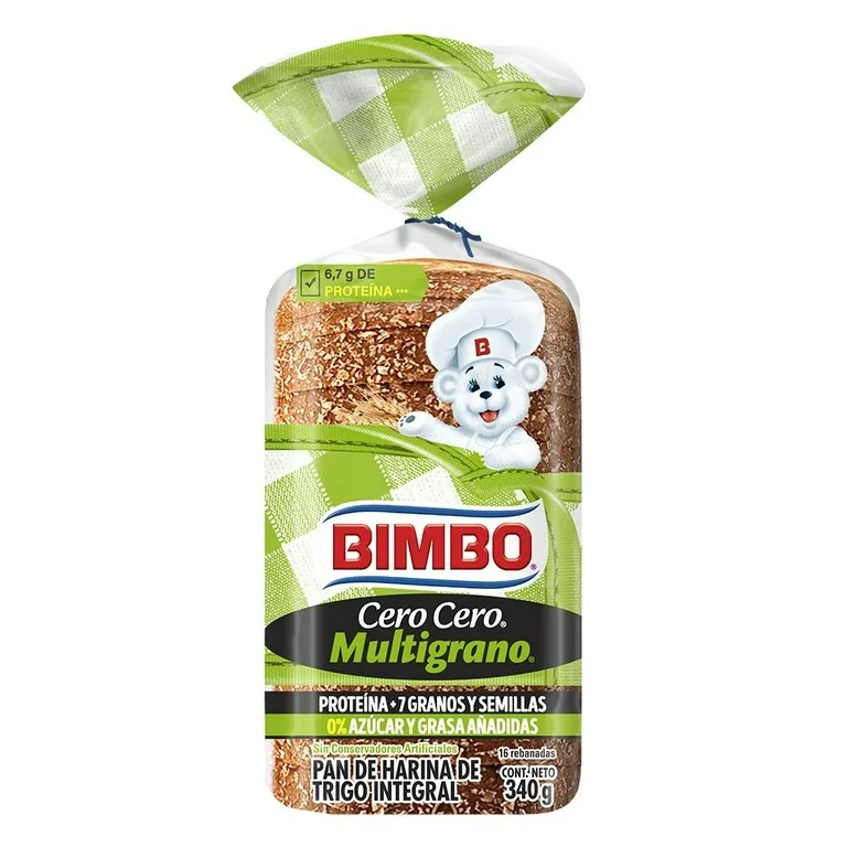 Pan Bimbo multigrano cero cero 340 g