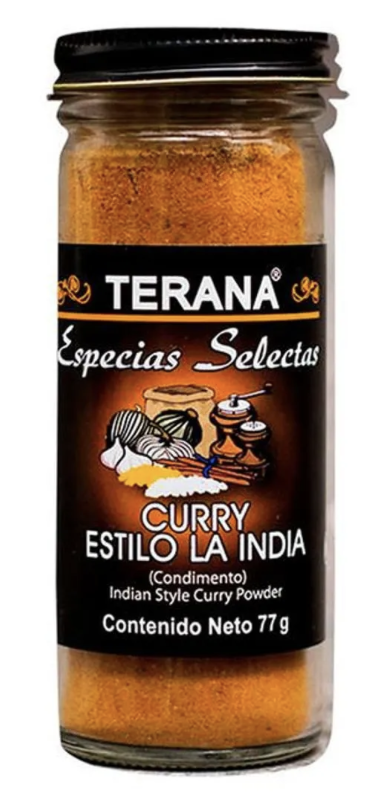 Terana - Curry estilo la India – 77 g