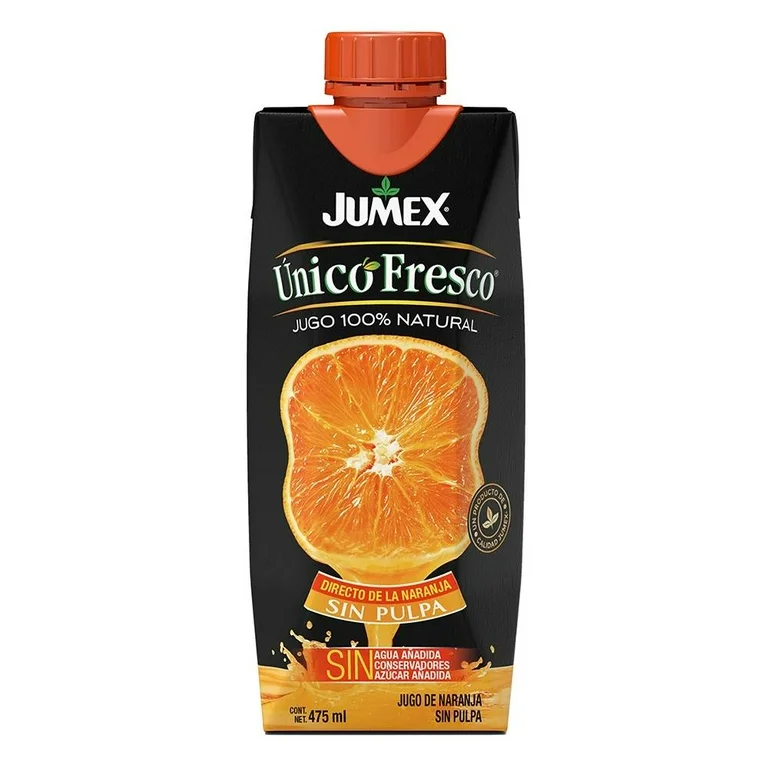 Jugo Jumex Único Fresco de naranja 475 ml