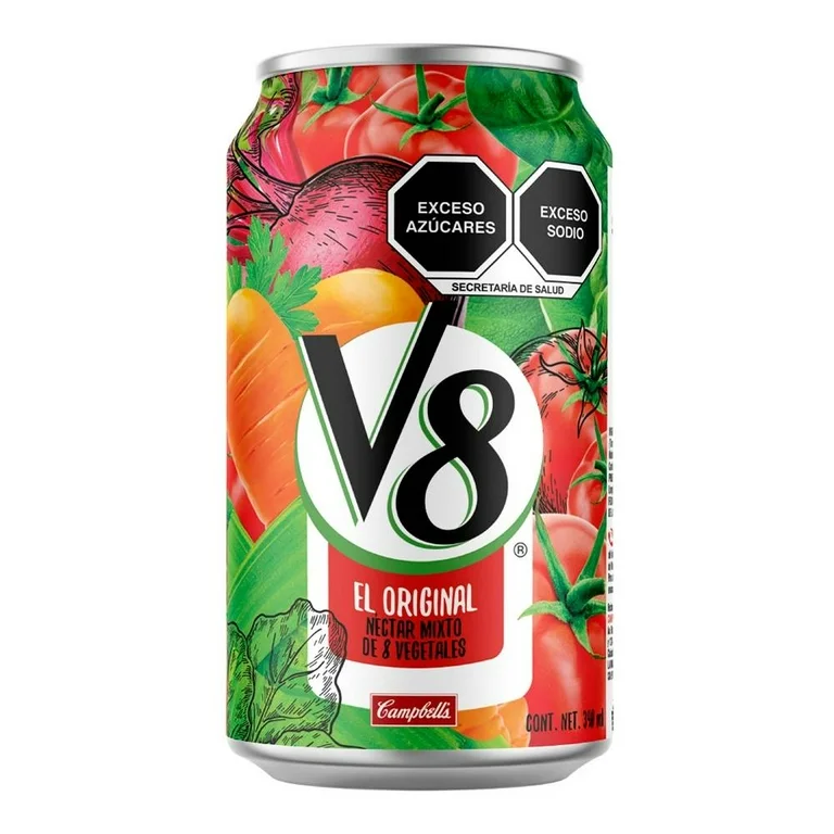 Bebida V8 original 340 ml