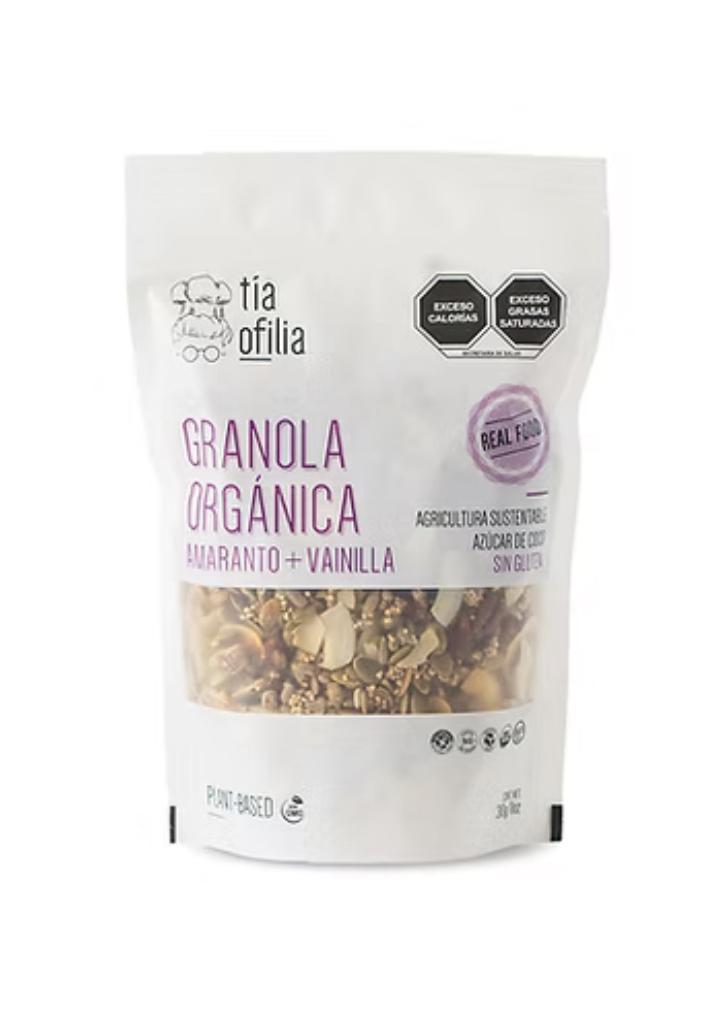 Granola orgánica amaranto+vainilla tía ofilia