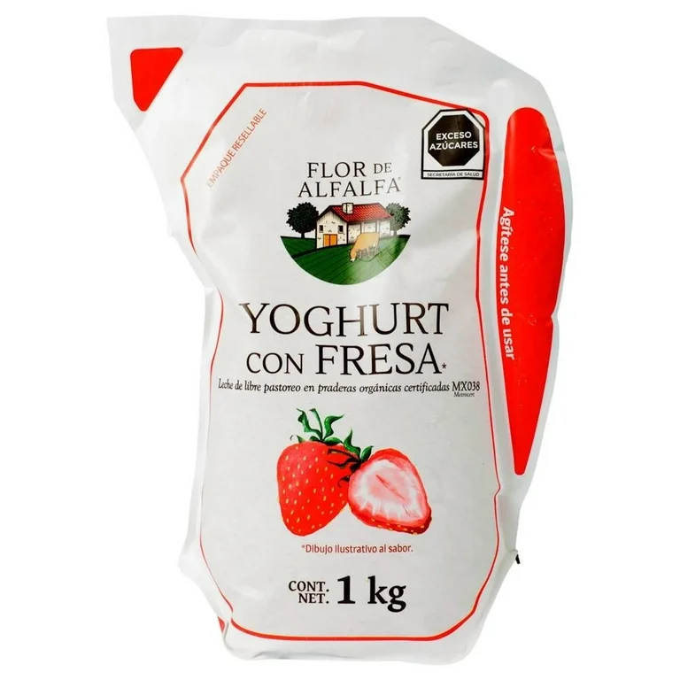 Yoghurt Flor de Alfalfa fresa 1kg