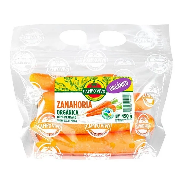 Zanahoria orgánica Campo Vivo 450 g