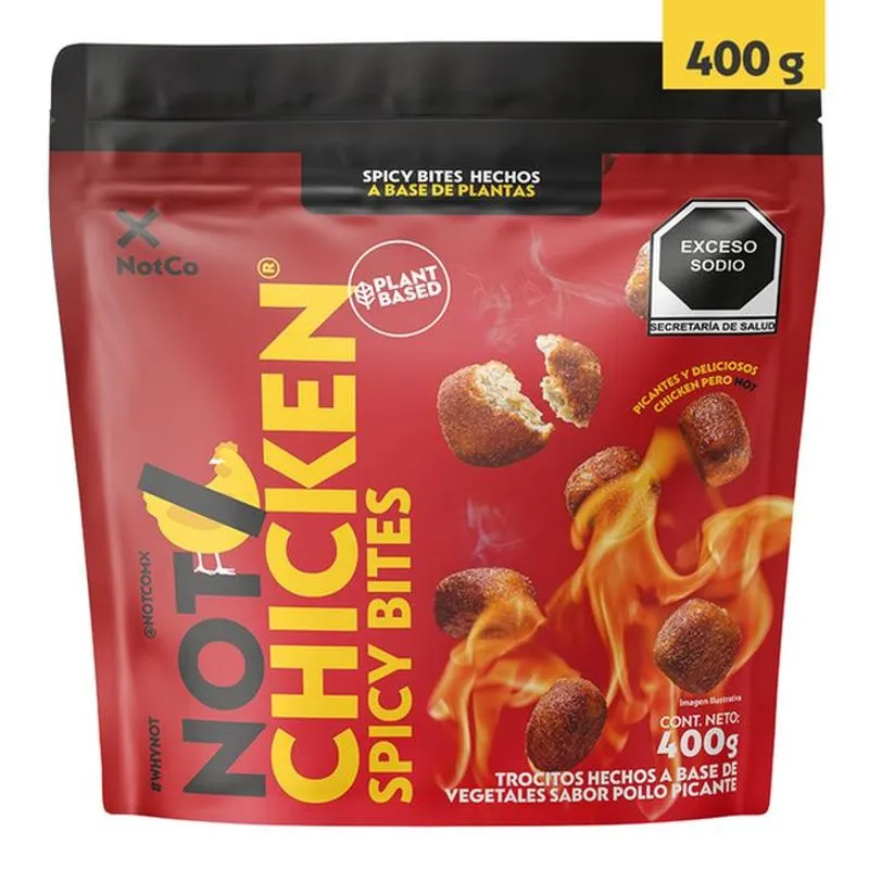 Not Chicken Trocitos Sabor a Pollo Hechos a Base de Vegetales 400 g