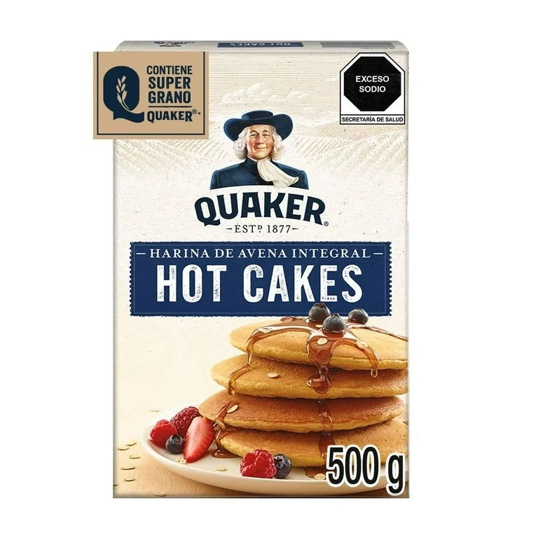 Harina Quaker para hot cakes de avena 500 g