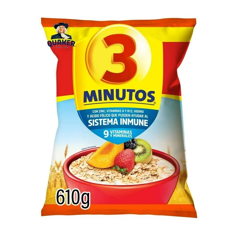 Avena 3 Minutos con sémola de trigo 610 g