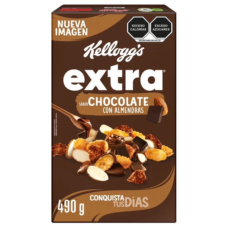 Cereal Kellogg's Extra Sabor a Chocolate con Almendras 490 g