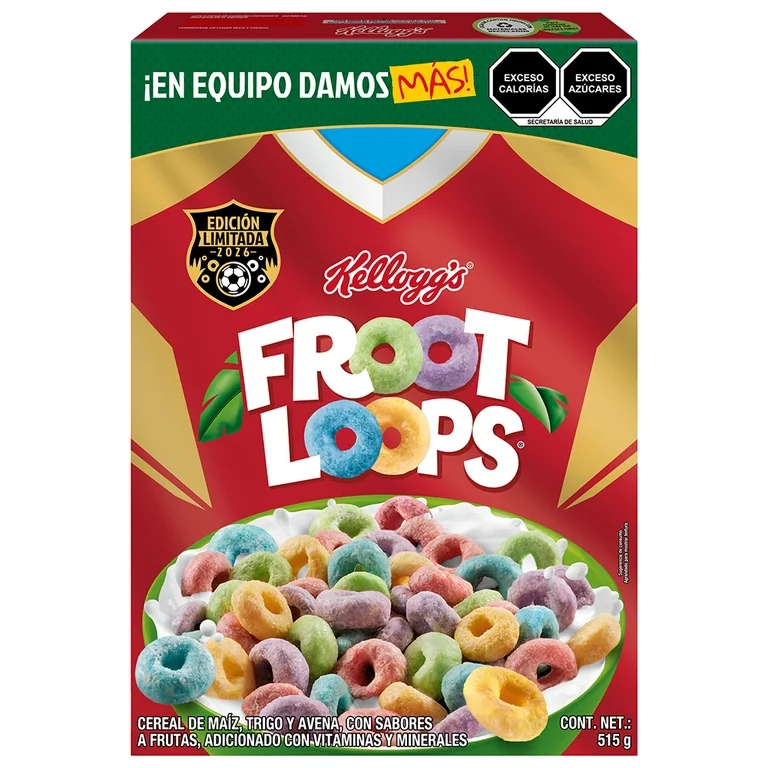 Cereal Kellogg'S Froot Loops XL 515 gr