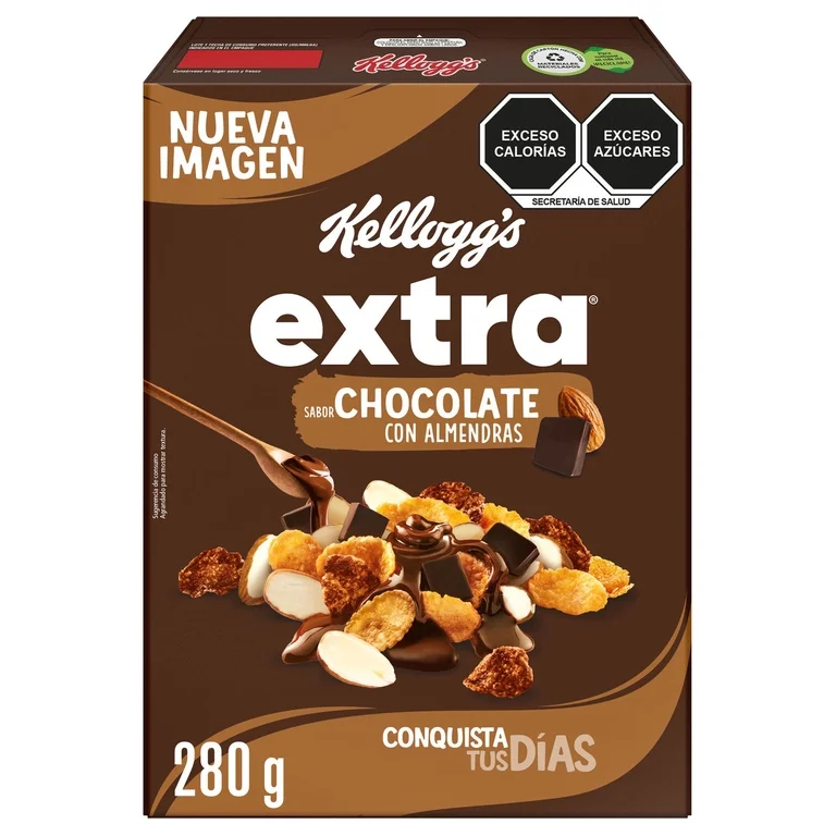 Cereal Kellogg's Extra Sabor a Chocolate con Almendras 280 g