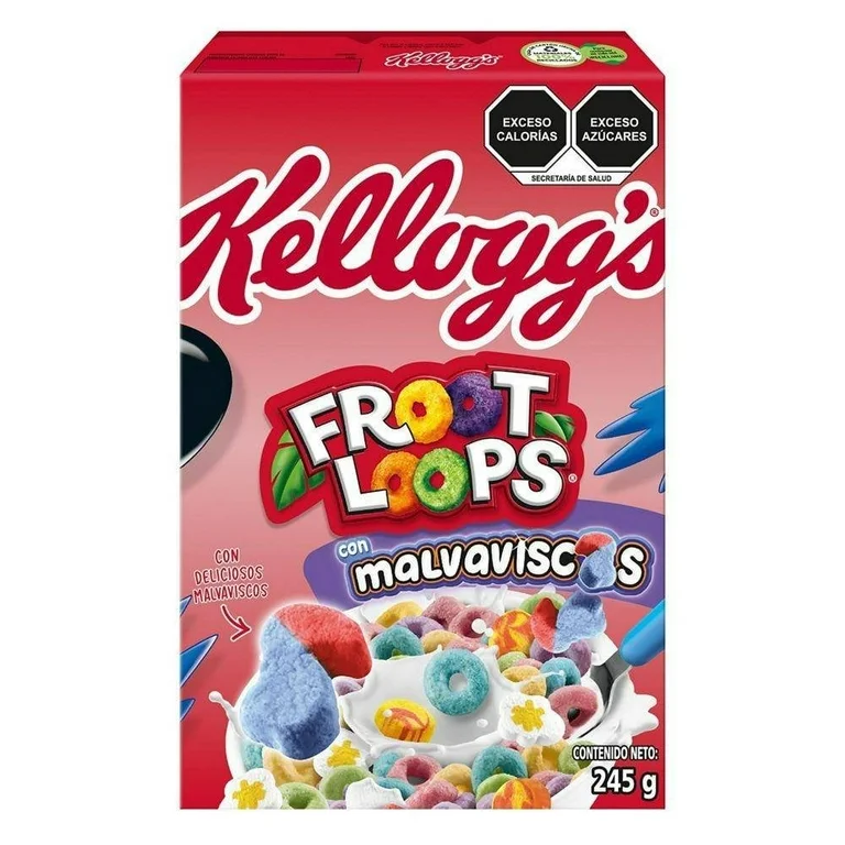 Cereal Kellogg's Froot Loops con malvaviscos 245 g
