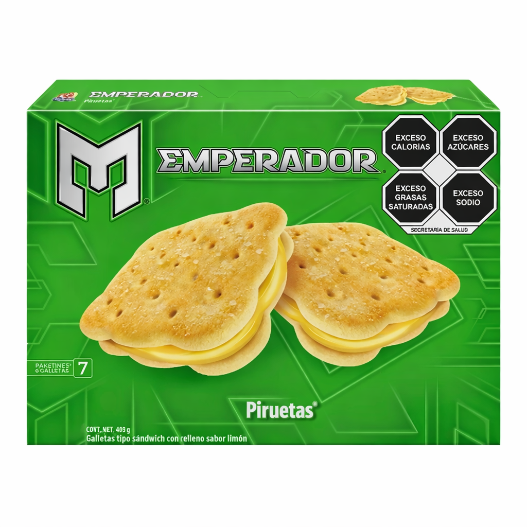 Galletas emperador sabor limón