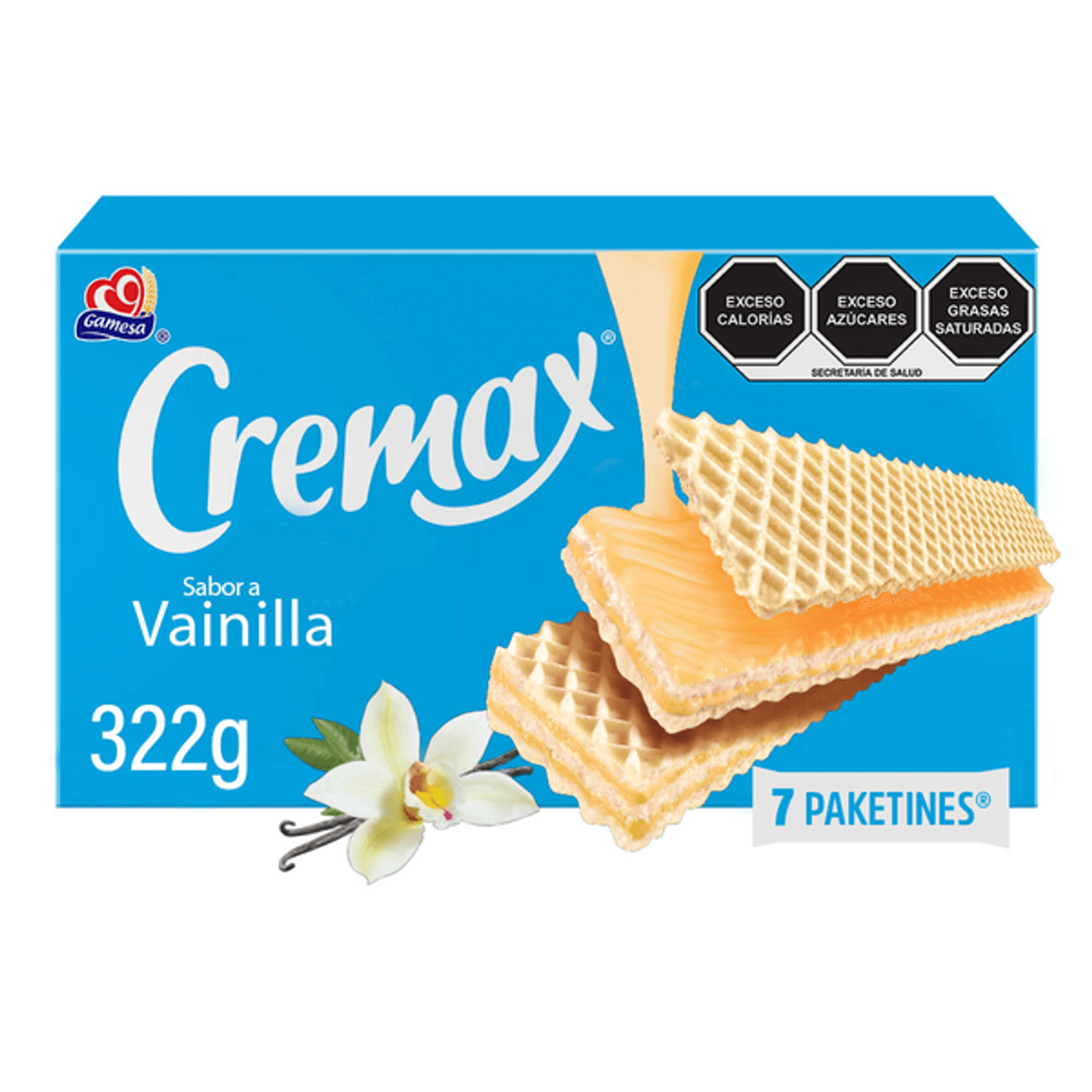 Galletas cremax sabor vainilla
