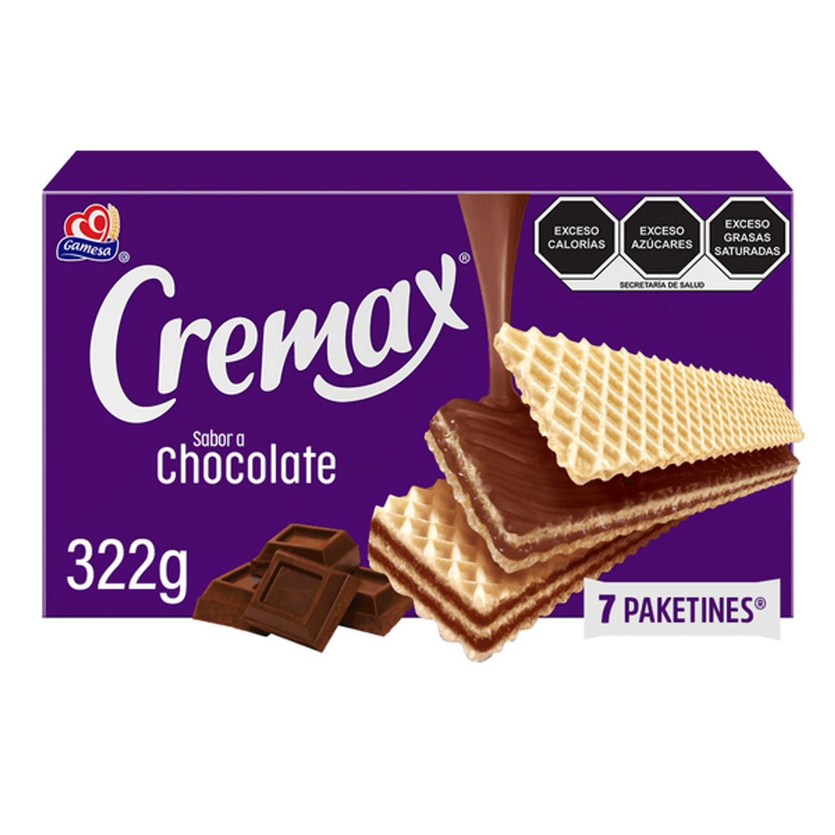 Galletas cremax sabor chocolate
