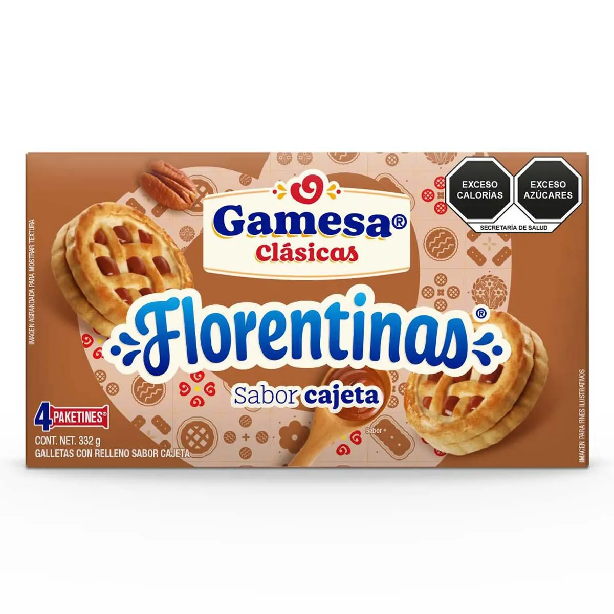 Florentinas sabor cajeta