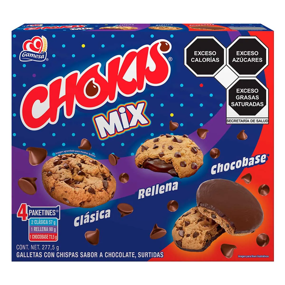 Galleta Chokis Mix