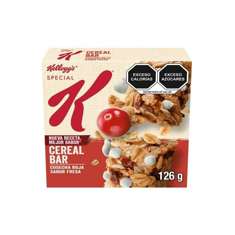 Barras de Cereal Kellogg's Special K Cosecha Roja 126 g