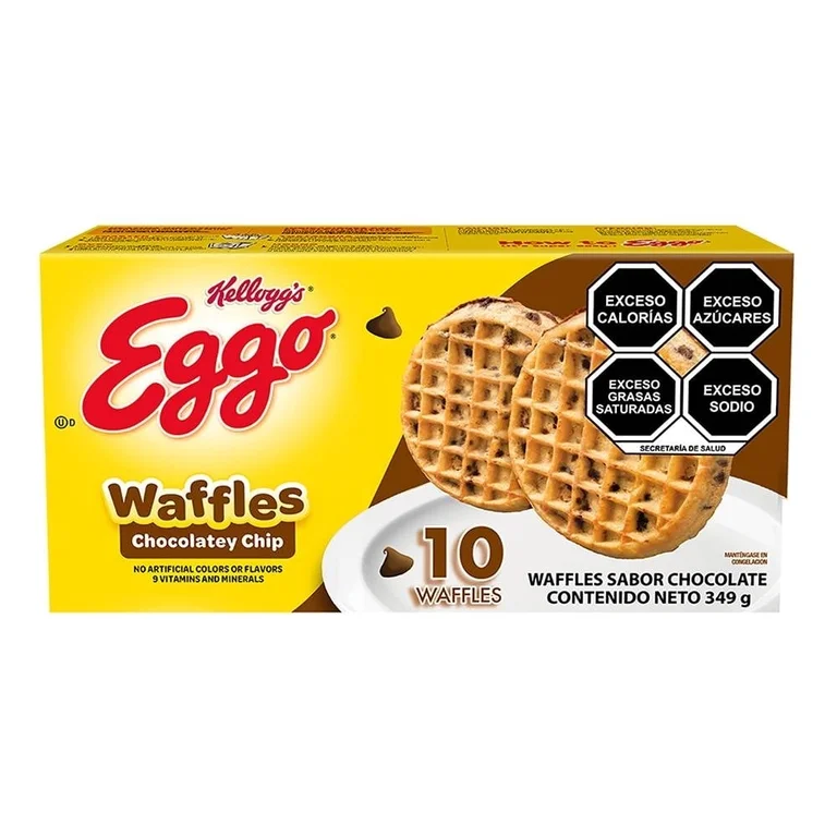 Waffle Kellogg's Eggo Mini Chocolate 349g