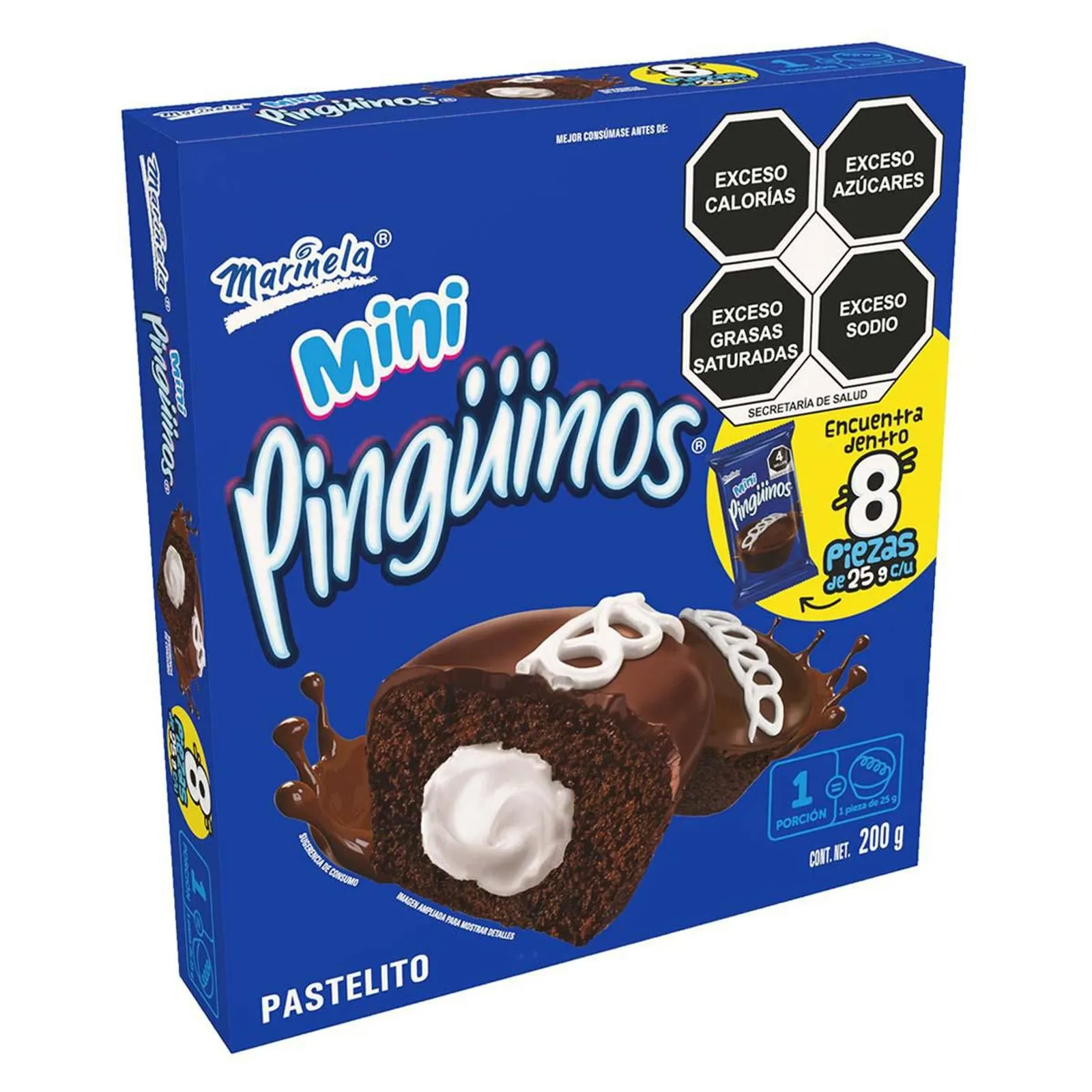 Pastelito Marinela Pinguino mini
