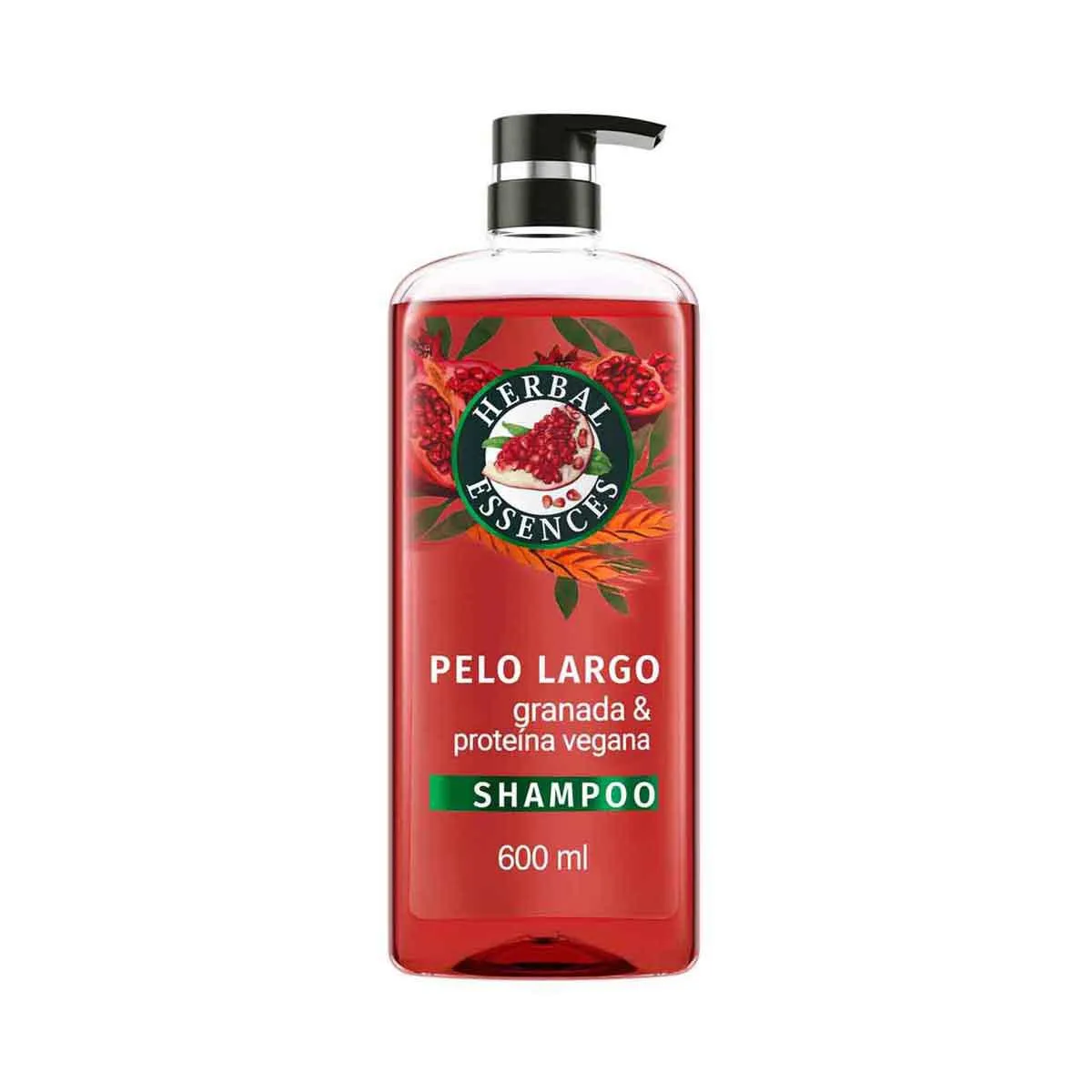 Shampoo Herbal Essences Pelo Largo Granada & Proteína Vegana