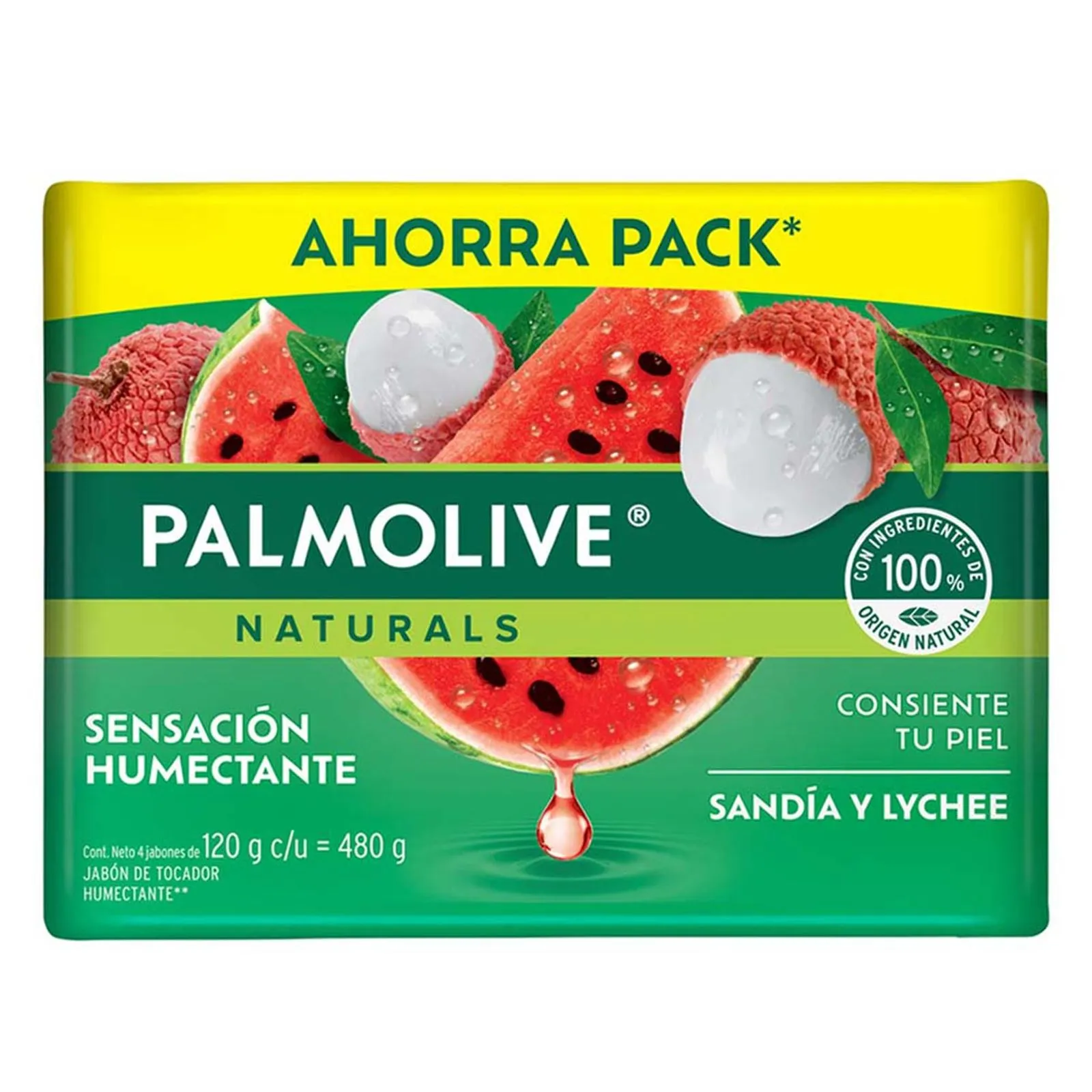 Jabón de Tocador Palmolive Naturals Sandía y Lychee
