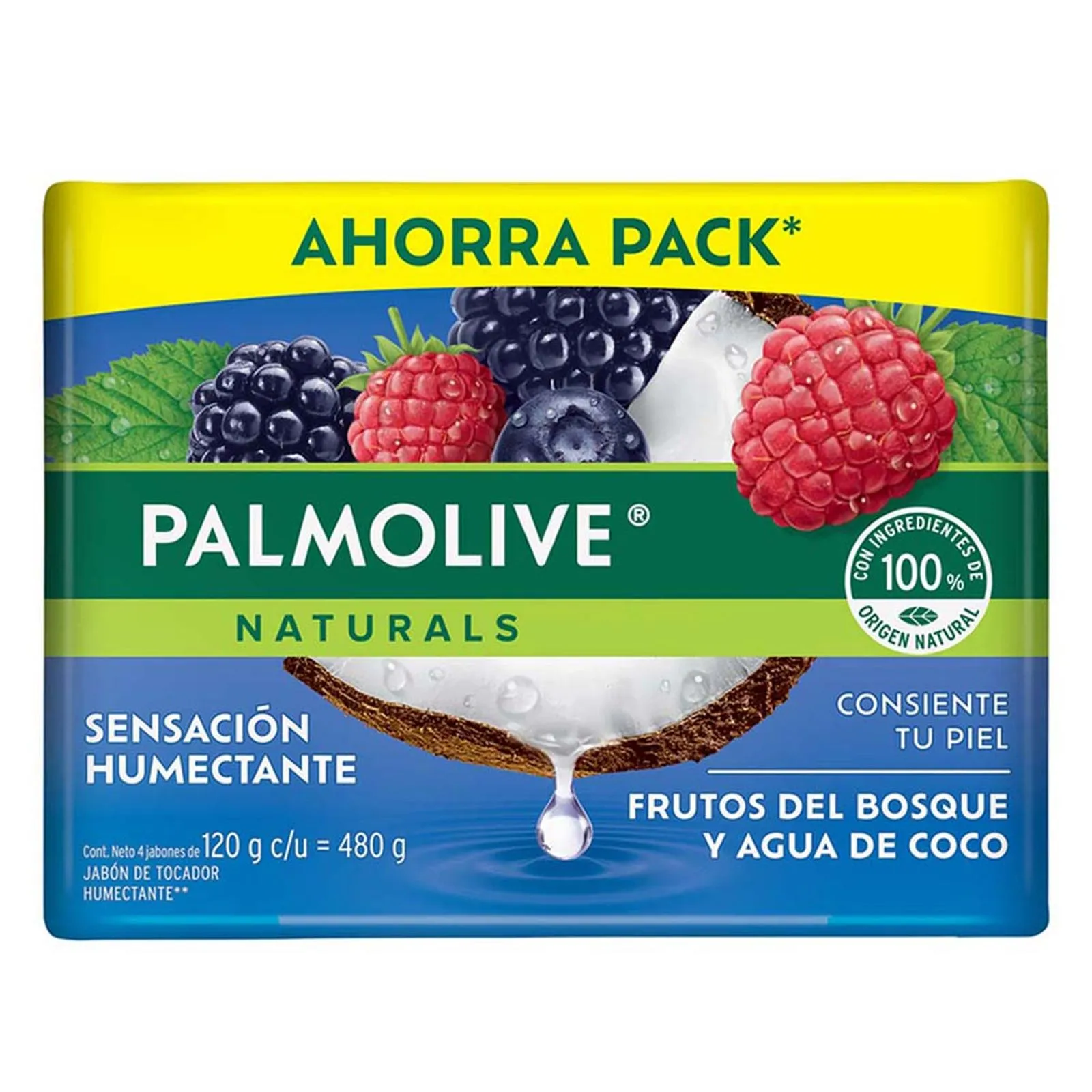 Jabón de Tocador Palmolive Naturals Frutos y Agua de Coco
