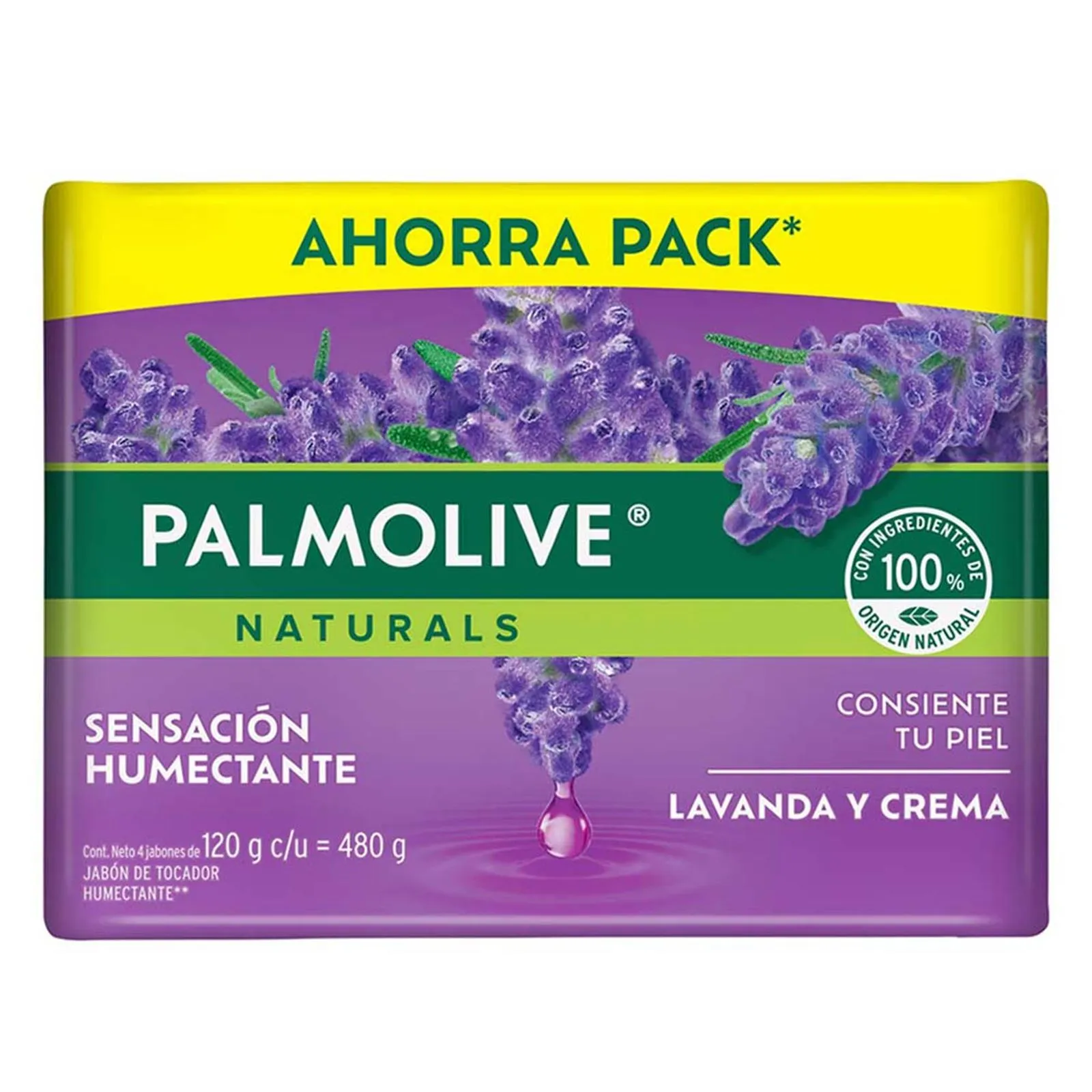 Jabón de Tocador Palmolive Naturals Lavanda y Crema